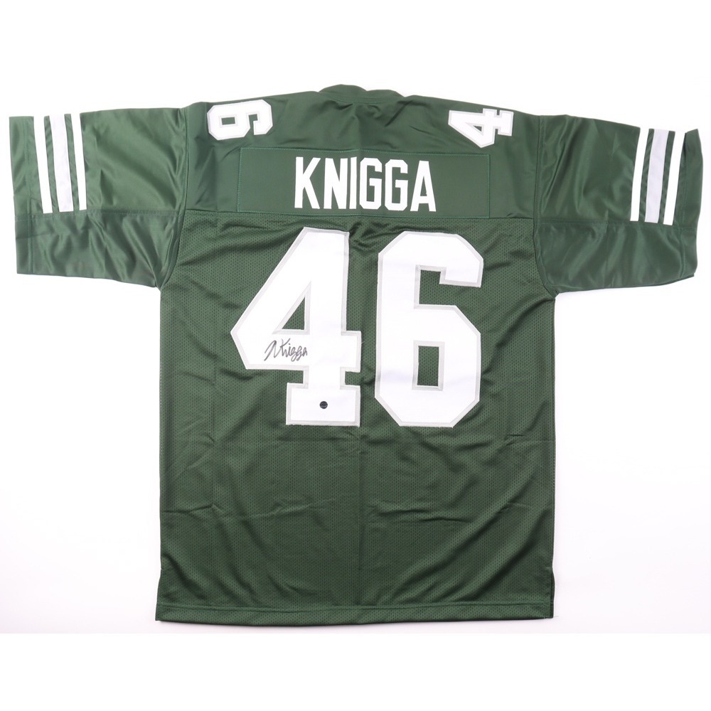 Noah Knigga Eastern Michigan Signed Custom Jersey Mens XL Autographed Wilder COA